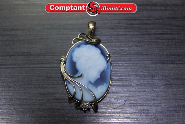 Breloque camay + diamants