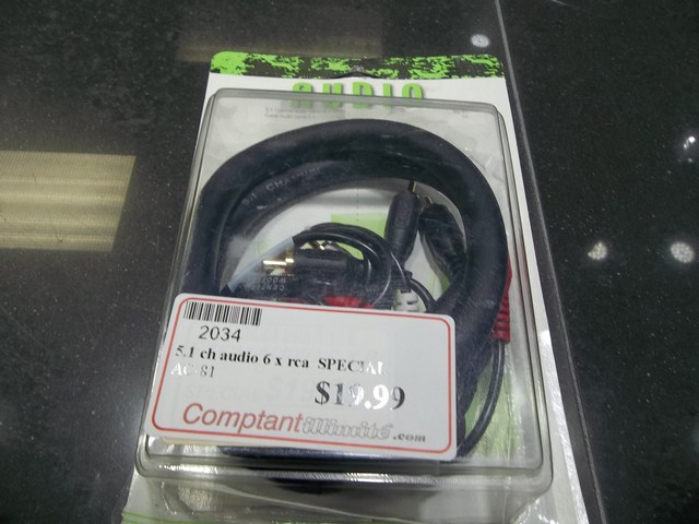 5.1 ch audio 6 x rca