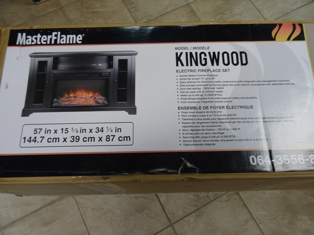 Meuble de Tv avec foyer neuf - Image 2