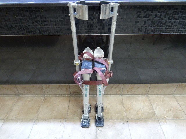 Echasse de platrier en aluminium