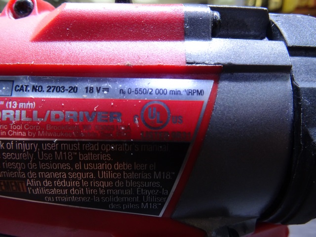 ensemble perceuse visseuse+clé a chocs+2 batteries m18 xc6.0 et 1.5ah+chargeur - Image 3