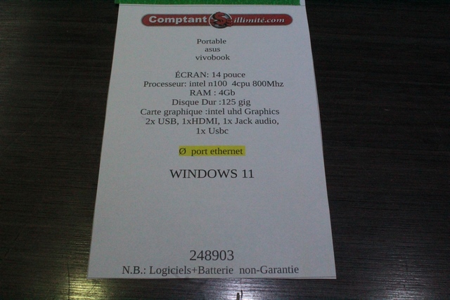 Ordinateur portable + acc - Image 4