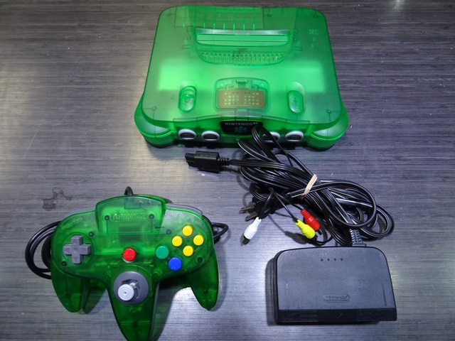 Console N64 Jungle Green + expansion pack