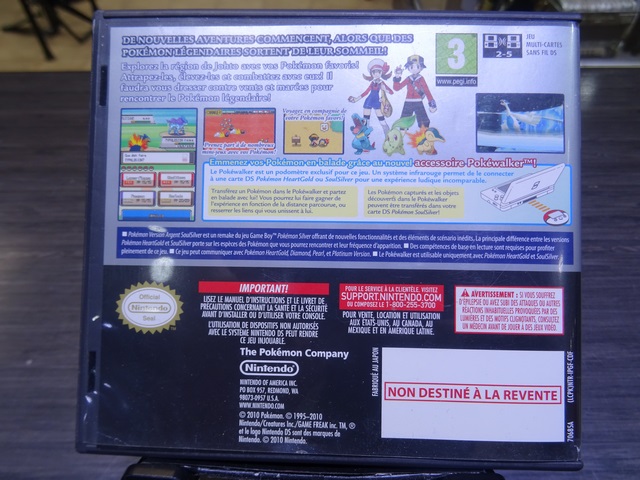 Pokemon Argent Soul Silver (Complet) - Image 4