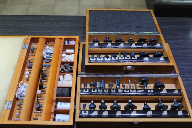 Ensemble de tete de Toupie + dremel