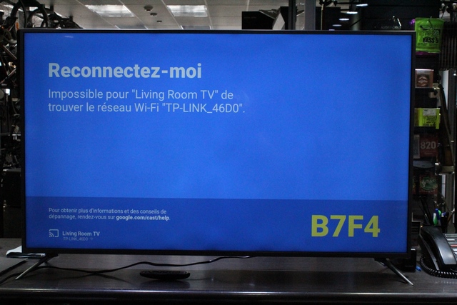 televiseur 50 pouce avec chromecast integre