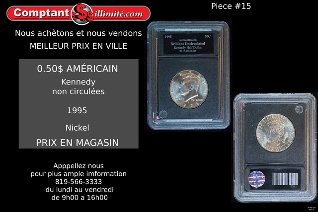 Pièce de monnaie Kennedy non circulé