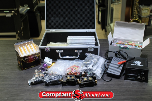 Ensemble tatoo aiguille + encre