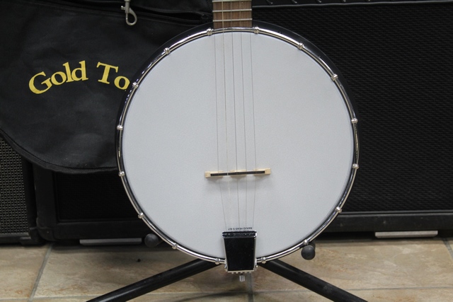 Banjo à 5 cordes à dos ouvert avec étui - Image 3