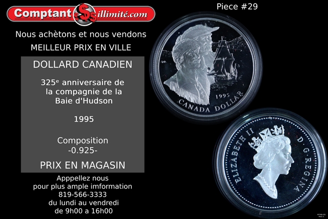 325 Ieme anniversaire Baie Hudson