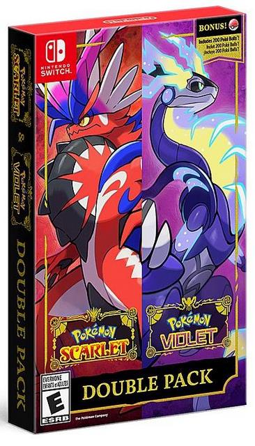 Double pack Pokemon Scarlet and Violet