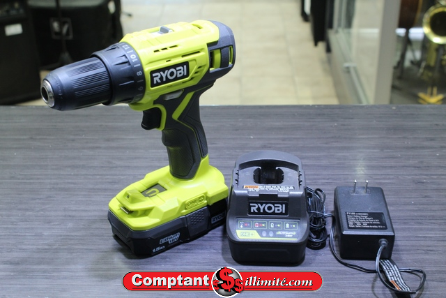 Perceuse Ryobi + batt + chargeur
