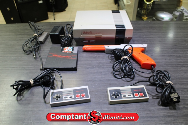 console nes + 2e man + jeu mario + acc