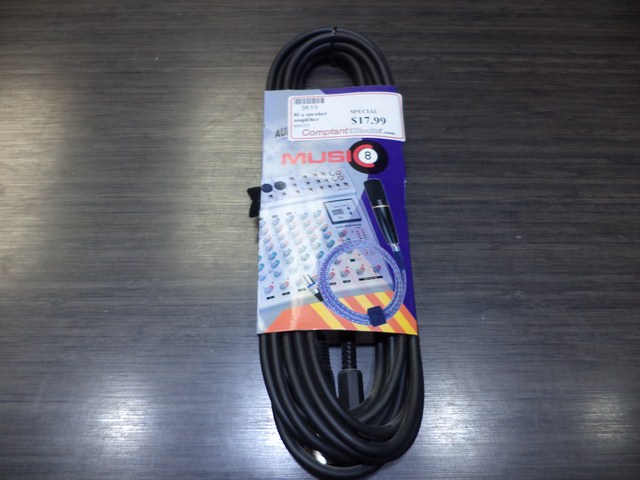 Cable XLR male a 1/4 femelle