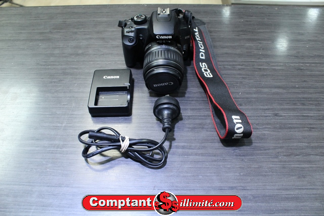 (10 Mpx) Camera Photo + lentille 18-55 mm + batterie et chargeur Canon eos 1000d