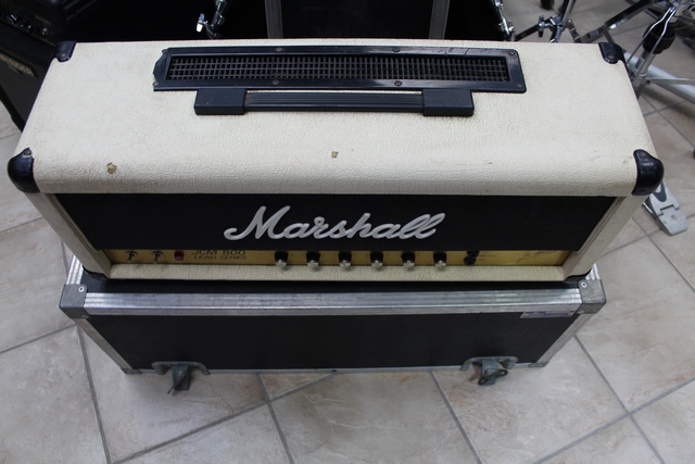 (100 WATTS) Amplificateur de Guitatre a Lampe MARSHALL JCM 800 LEAD WHITE TOLEX SERIES-2203 - Image 2