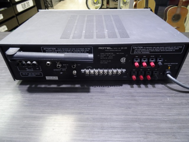 (100 Watts) AMPLIFICATEUR DE (PA)  100 WATTS ROTEL QA100 - Image 2