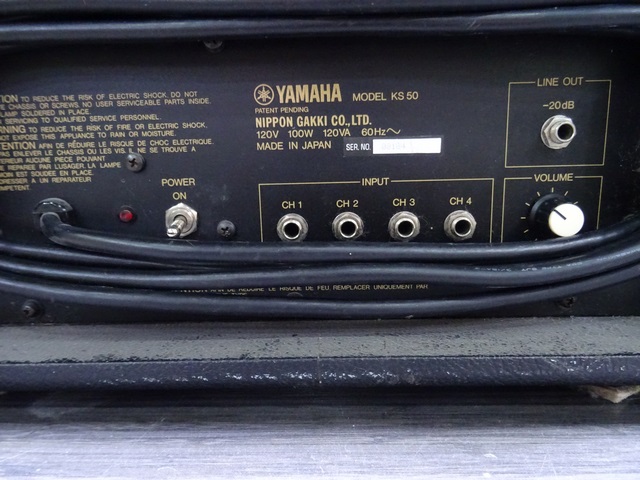 (120 Watts) Amplificateur pour Clavier (Keyboard) 4 canal YAMAHA KS50 - Image 4