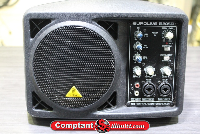 (150 Watts) Moniteur Amplifier Behringer Eurolive b205d