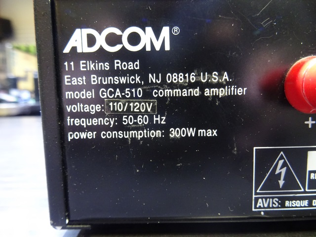 ( 50 Watts) Amplificateur Integré Adcom GCA-510 - Image 4