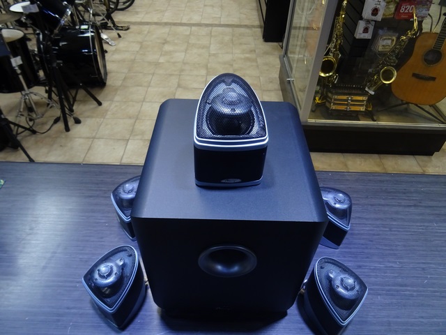 ( 75 Watts) Ensemble 5.1 Sub Amplifier +5 Haut Parleur Mirage nano sysPB-1 / SAT5PB-1 - Image 2