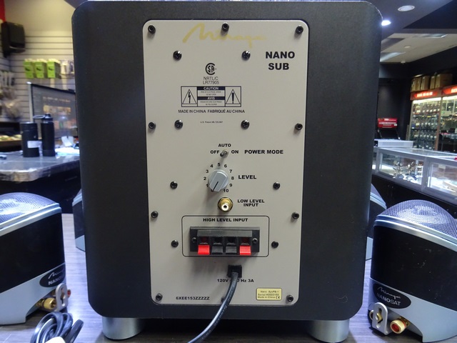 ( 75 Watts) Ensemble 5.1 Sub Amplifier +5 Haut Parleur Mirage nano sysPB-1 / SAT5PB-1 - Image 3