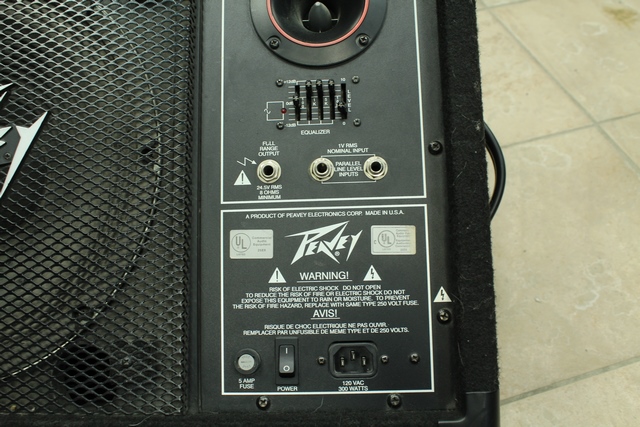 (75 Watts)Paire de Moniteur de plancher Peavey 112pm Floor Monitor - Image 2