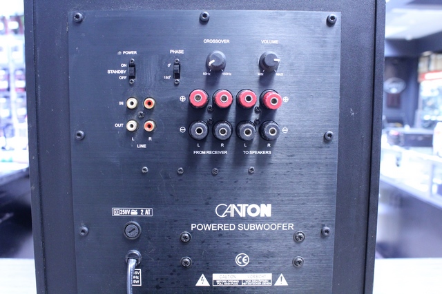 (80 Watts) Caisse Extreme Grave (Subwoofer) Actif Canton AS1 25 - Image 3