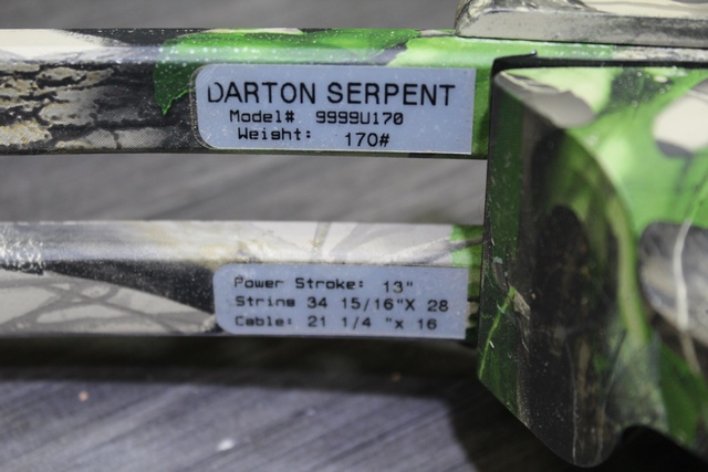 ARBALET 170lbs +sac et acc DARTON SERPENT 9999U170 - Image 2
