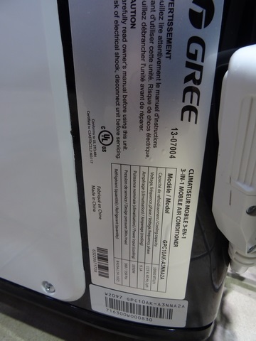 Air Climatisee 3 en 1 10000btu GREE gpc10ak-a3nna2a - Image 4