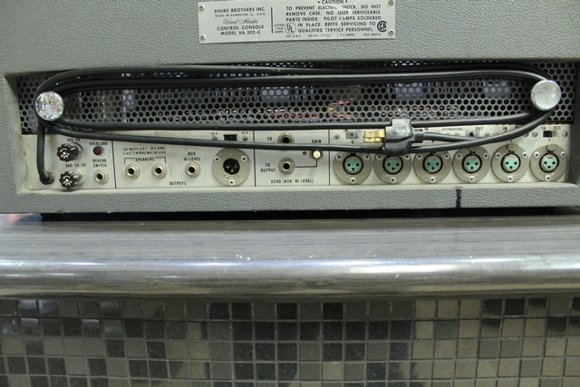 Amplificateur Mixer Vintage Shure va302c 60 s - Image 2