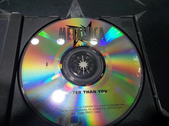 BETTER THEN YOU NO COVER METALLICA CD SINGLE PRCD11492