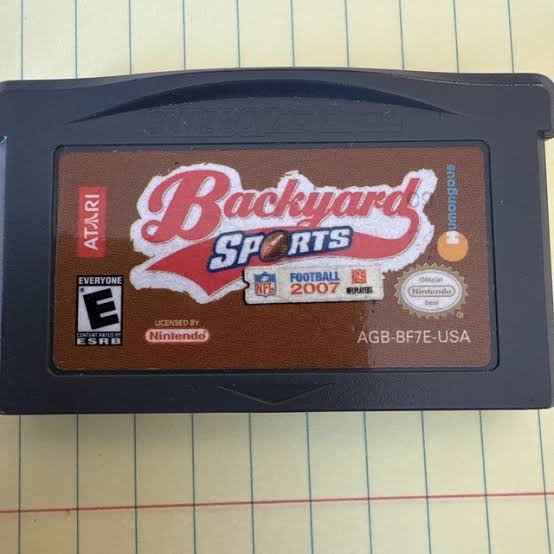 Backyard Football 2007 nintendo gameboy Advance