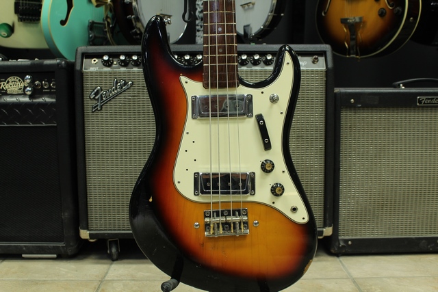 Basse Fretless Vintage Raven Sunburst - Image 3