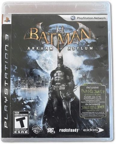Batman Arkham Asylum Game of the year sony ps3