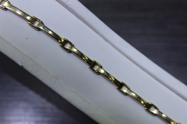 Bracelet 14k 09x13 jaune - Image 2