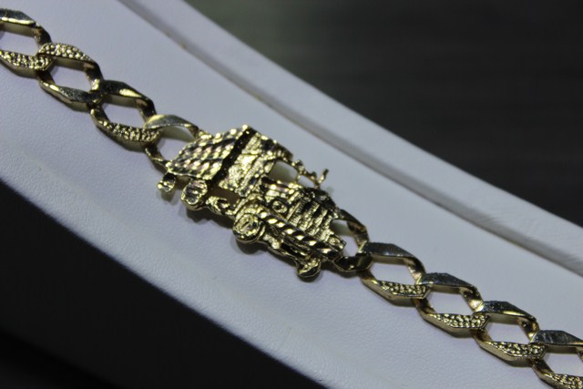 Bracelet avec camion 03x18 Or jaunes - Image 2