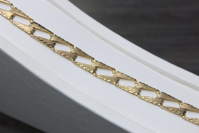 Bracelet coupe diamant 03x4 jaune - Image 2