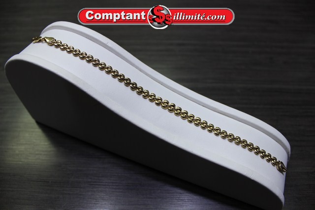 Bracelet en or 10x7 jaune