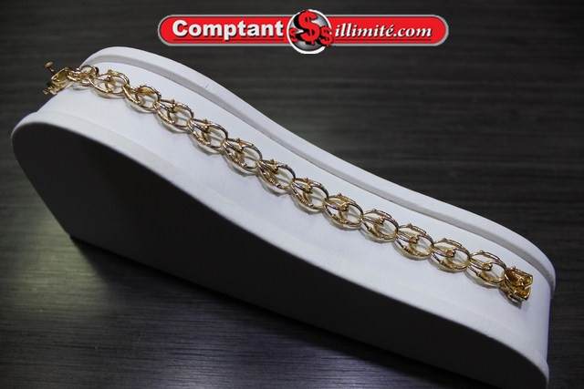 Bracelet en or 11x2 jaune