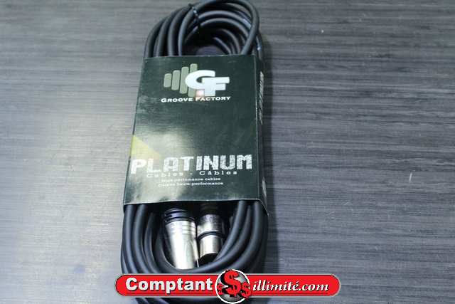 Cable Xlr 25 pied Groove Factory Grf xlr3200L/25