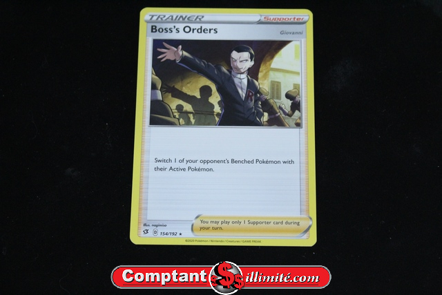 Carte Pokemon Boss s Orders Cartes