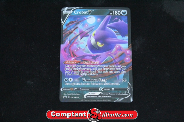 Carte Pokemon Crobat V 110 Cartes