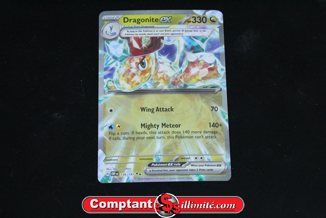 Carte Pokemon Dragonite Ex 159/197 Cartes
