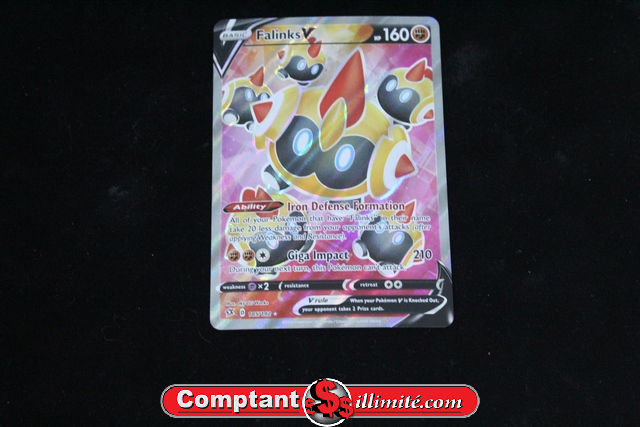 Carte Pokemon Falinks V 185/192 Cartes