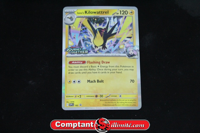 Carte Pokemon Iono s Kilowattrel 182 Cartes