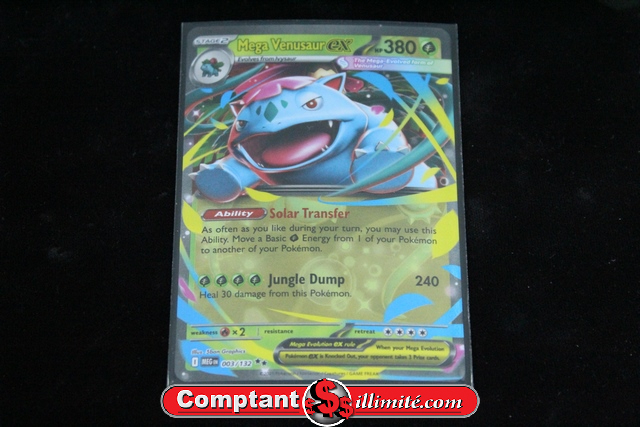 Carte Pokemon Mega Venusaur Ex 003/132 Nintendo