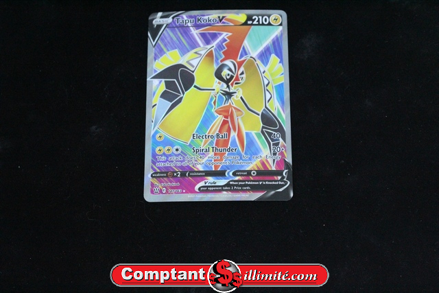 Carte Pokemon Tapu Koko V 147/163 Cartes
