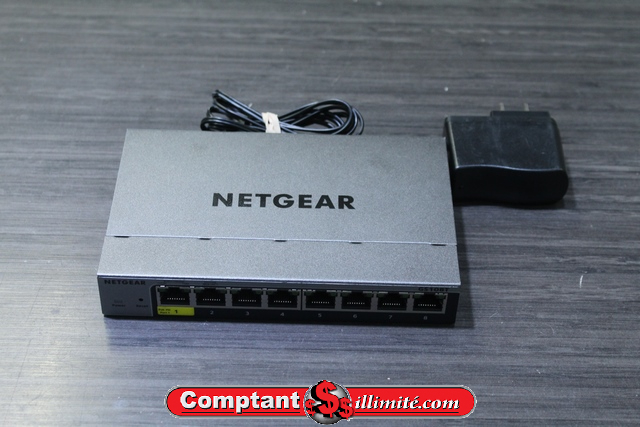 Commutateur réseau Netgear pro 8 ports gs108tv3