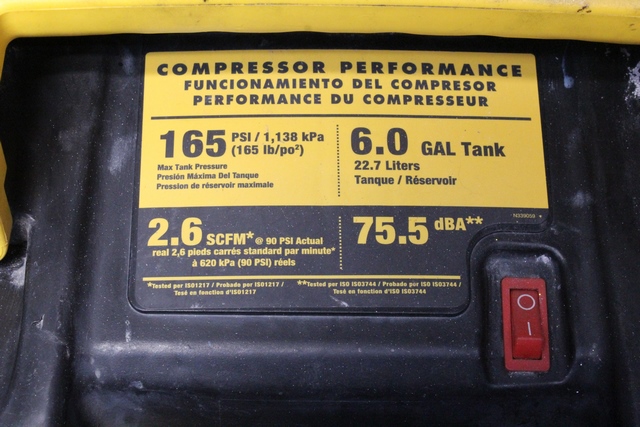 Compresseur 6 gallons Dewalt dwfp55126 - Image 2